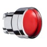 Schneider Electric Harmony XB4 Series Red Spring Return Push Button Head, 22 mm Cutout, IP66 IP67 IP69K ZB4BA46