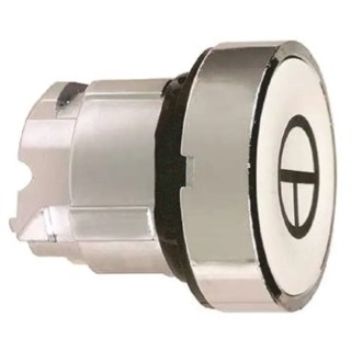 Schneider Electric Harmony XB4 Series White Spring Return Push Button Head, 22 mm Cutout, IP66 IP67 IP69K ZB4BA145