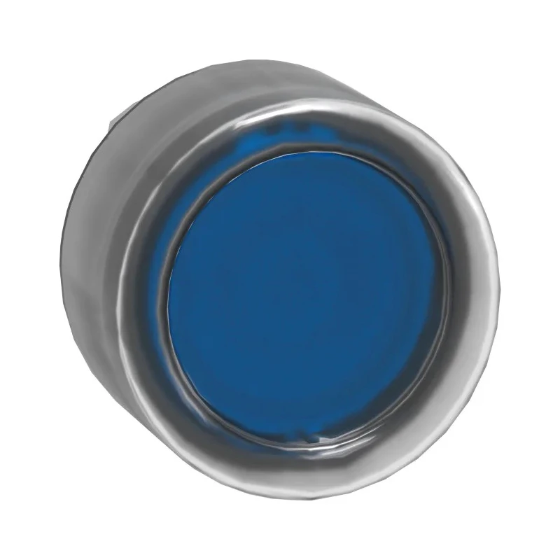 Schneider Electric Harmony XB4 Series Blue Spring Return Push Button Head 22 mm Cutout Metal IP66 IP67 ZB4BW563