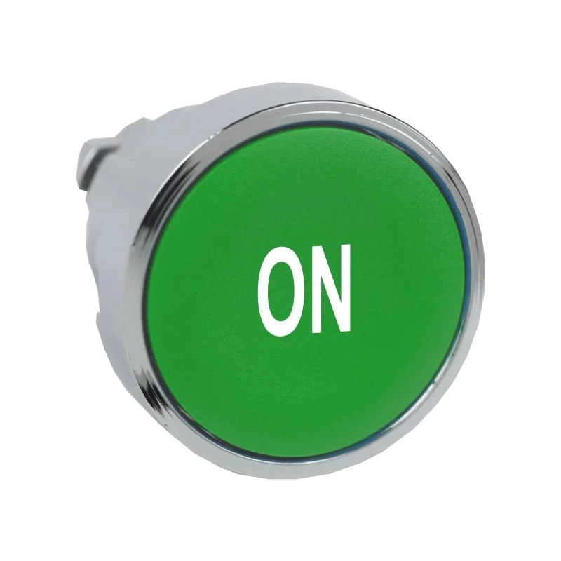 Schneider Electric Harmony XB4 Series Green Spring Return Push Button Head 22 mm Cutout Metal IP67 IP66 IP69K ZB4BA341