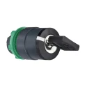 Schneider Electric Harmony 2-position Key Switch Head, Latching, 22 mm Cutout ZB5AG412
