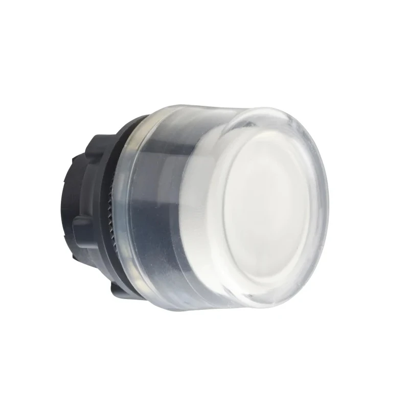Schneider Electric Harmony XB5 Series White Round Spring Return Push Button Head 22 mm Cutout ZB5AP18