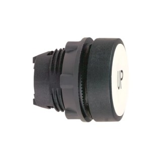 Schneider Electric Harmony XB5 Series White Spring Return Push Button Head, 22 mm Cutout, IP66 IP67 IP69K ZB5AA343