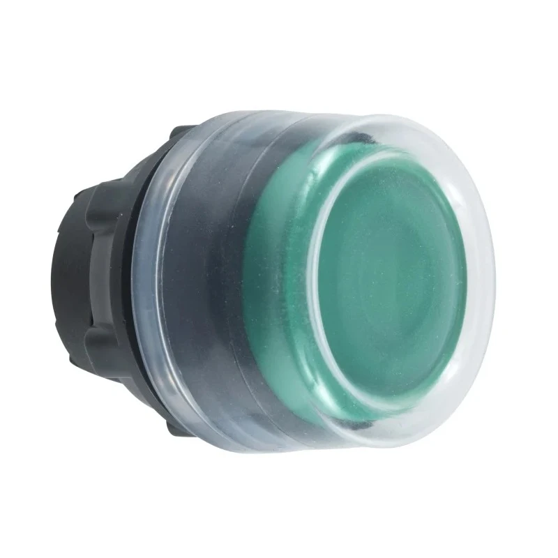 Schneider Electric Harmony XB5 Series Green Spring Return Push Button Head, 22 mm Cutout, IP67, IP66 ZB5AP38