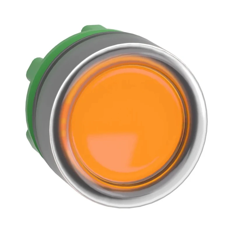 Schneider Electric Harmony XB5 Series Orange Spring Return Push Button Head, 22mm Cutout, IP66 IP67 ZB5AW553