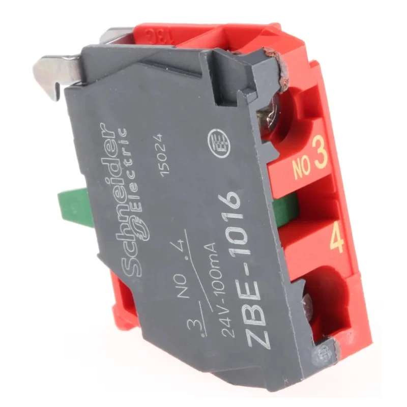 Schneider Electric Harmony Series Contact Block 60V 10A Screw Clamp Terminal ZBE1016