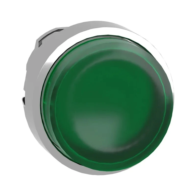 Schneider Electric Harmony XB4 Series Green Maintained Push Button Head, 22 mm Cutout, IP67, IP69K ZB4BH33