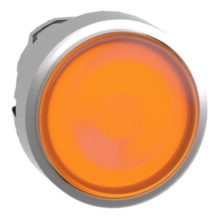 Schneider Electric Harmony XB4 Series Orange Maintained Push Button Head, 22 mm Cutout, Metal, IP66/IP67/IP69K ZB4BH053