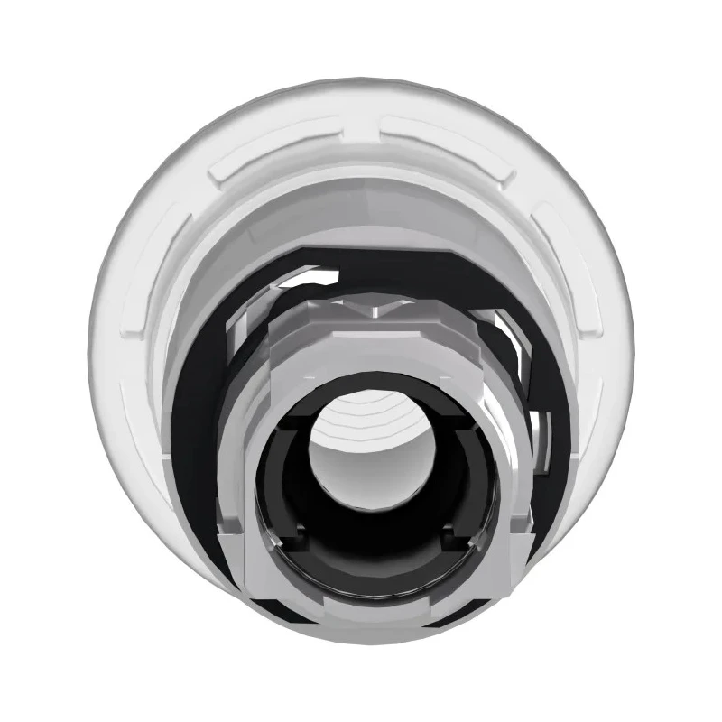 Schneider Electric Harmony XB4 Series White Spring Return Mushroom Shaped Round Push Button Head, 22 mm Cutout ZB4BW413