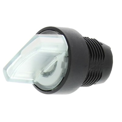 Schneider Electric Harmony Series 2 Position Illuminated Selector Switch Head, 22 mm Cutout, White Handle, IP65 ZB5AK1213