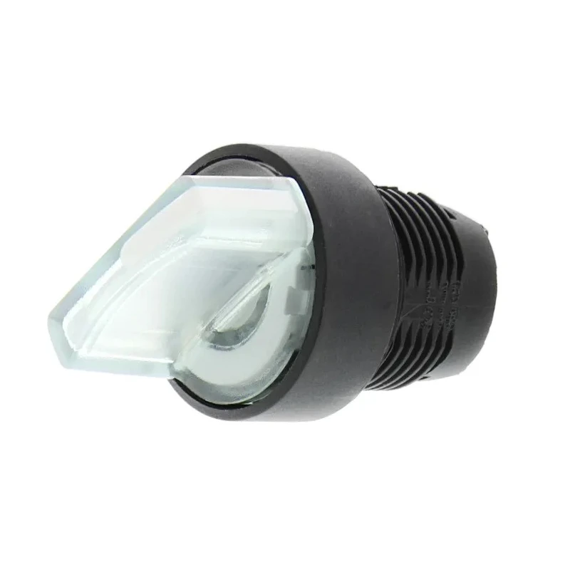 Schneider Electric Harmony Series 2 Position Illuminated Selector Switch Head, 22 mm Cutout, White Handle, IP65 ZB5AK1213