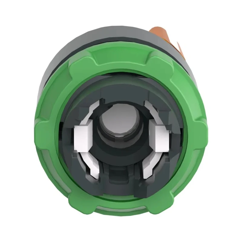 Schneider Electric Harmony Series 2 Position Illuminated Selector Switch Head, 22 mm Cutout, Orange Handle, IP69K ZB5AK1253
