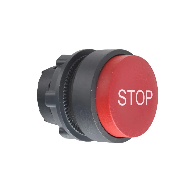Schneider Electric Harmony XB5 Series Red Spring Return Push Button Head, 22 mm Cutout, IP66 IP67 IP69K ZB5AL434