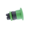 Schneider Electric Harmony XB5 Series Green Mushroom Shaped Round Spring Return Push Button Head 22 mm Cutout ZB5AC3
