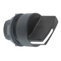 Schneider Electric Harmony Series 2 Position Selector Switch Head, 22 mm Cutout, Black Handle, IP65 ZB5AD4
