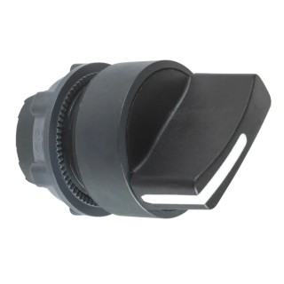 Schneider Electric Harmony Series 2 Position Selector Switch Head, 22 mm Cutout, Black Handle, IP65 ZB5AD4