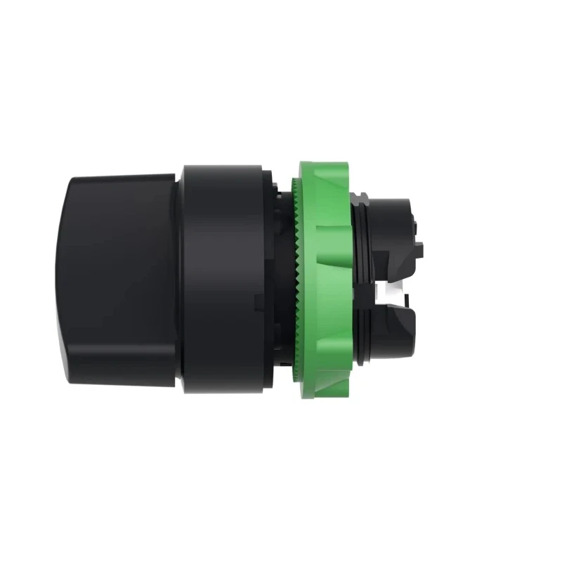 Schneider Electric Harmony Series 2 Position Selector Switch Head, 22 mm Cutout, Black Handle, IP65 ZB5AD4