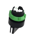 Schneider Electric Harmony Series 2 Position Selector Switch Head, 22 mm Cutout, Black Handle, IP65 ZB5AD4