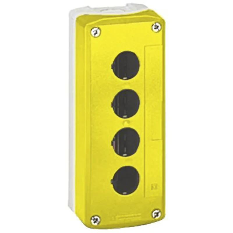 Schneider Electric Yellow Plastic Harmony XALK Push Button Enclosure 5 Hole 22mm Diameter XALK05