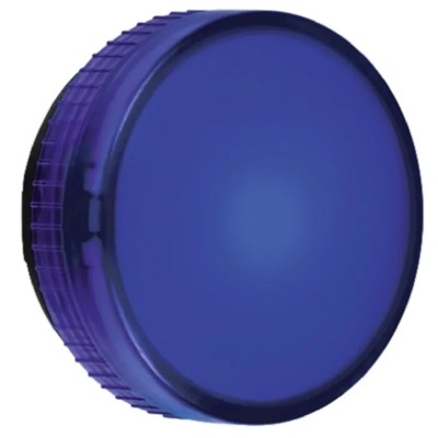 Schneider Electric Panel Mount Blue LED Pilot Light Harmony XB5 22 mm Cutout 24V ac/dc IP67 IP66 XB5AVB6