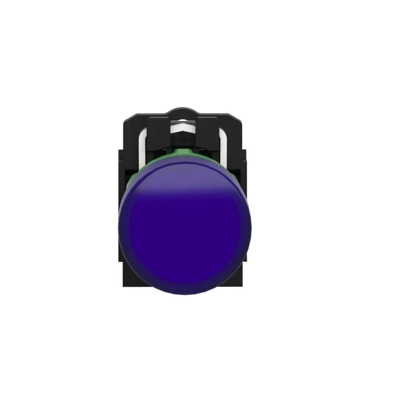 Schneider Electric Panel Mount Blue LED Pilot Light Harmony XB5 22 mm Cutout 24V ac/dc IP67 IP66 XB5AVB6