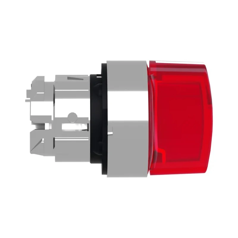 Schneider Electric Harmony Series 3 Position Illuminated Selector Switch Head, 22 mm Cutout, Red Handle, IP69, IP67 ZB4BK1543