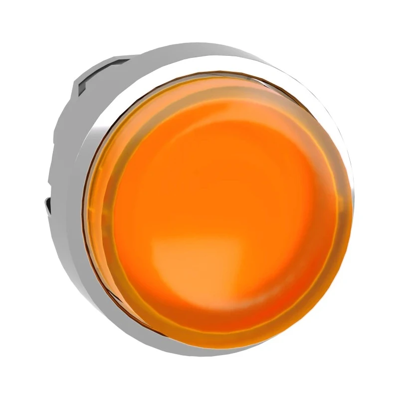 Schneider Electric Harmony XB4 Series Orange Maintained Round Push Button Head, 22 mm Cutout, 28.5 mm Diameter ZB4BH53