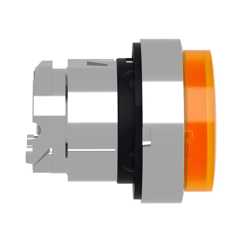 Schneider Electric Harmony XB4 Series Orange Maintained Round Push Button Head, 22 mm Cutout, 28.5 mm Diameter ZB4BH53