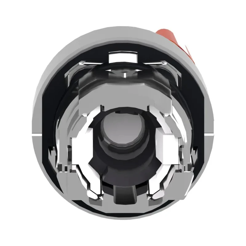 Schneider Electric Harmony Series Illuminated 2 Position Spring Return Selector Switch Head, 22 mm Cutout, Orange ZB4BK1453