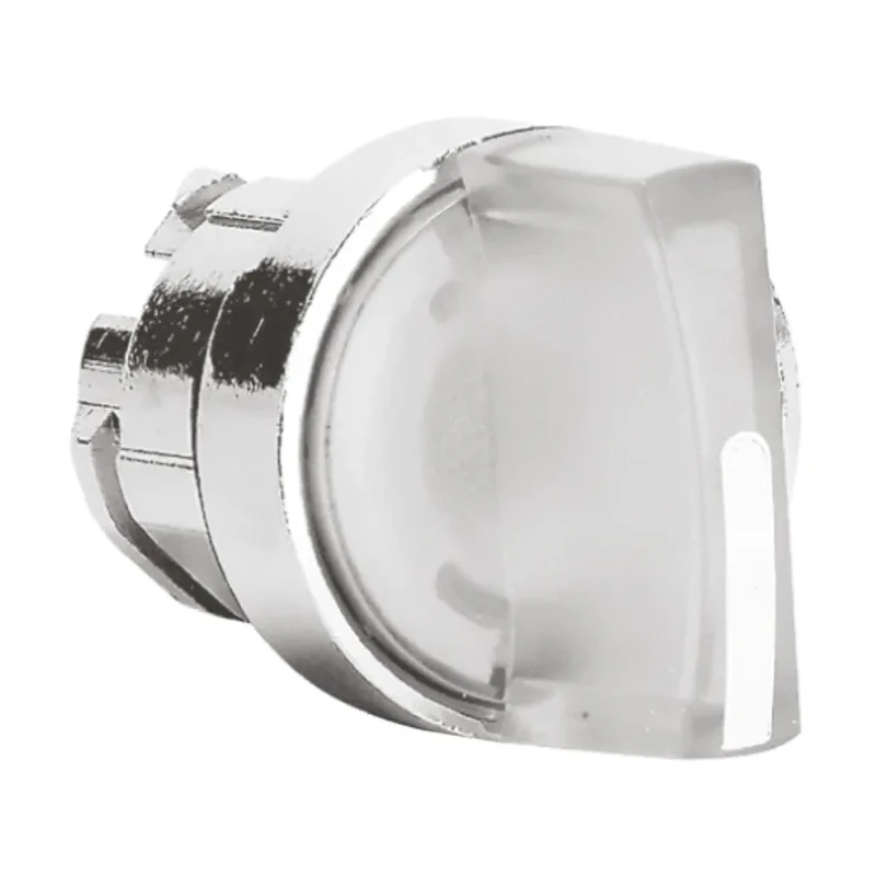 Schneider Electric Harmony Series 3 Position Illuminated Selector Switch Head 22 mm Cutout White Handle IP66 IP69 ZB4BK1713