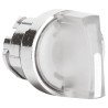 Schneider Electric Harmony Series 3 Position Illuminated Selector Switch Head 22 mm Cutout White Handle IP66 IP69 ZB4BK1713