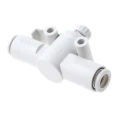 SMC AS Series In-Line Type Flow Controller with M Thread Inlet and 8mm Tube Outlet, Nylon Body, 1 MPa Operating AS3002F-08