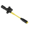 Hirschmann Test & Measurement Black Grabber Clip 8.3 mm Tip, 1kV, 20A, 4 mm Socket 972308100-