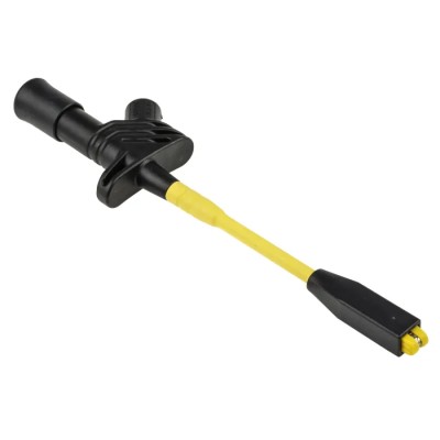 Hirschmann Test & Measurement Black Grabber Clip 8.3 mm Tip, 1kV, 20A, 4 mm Socket 972308100-