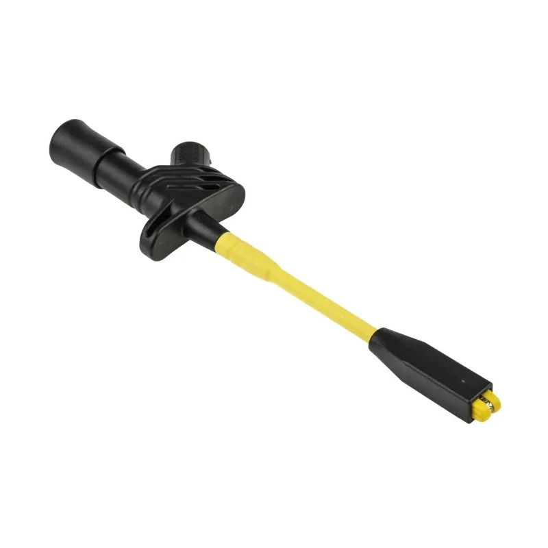 Hirschmann Test & Measurement Black Grabber Clip 8.3 mm Tip, 1kV, 20A, 4 mm Socket 972308100-