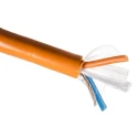 RS PRO Alpha Essentials Data & Bus Cable Series Data Cable 1 Pair 2 Cores 0.9 mm² 30 m Orange Jacket Polypropylene 6459 OR005