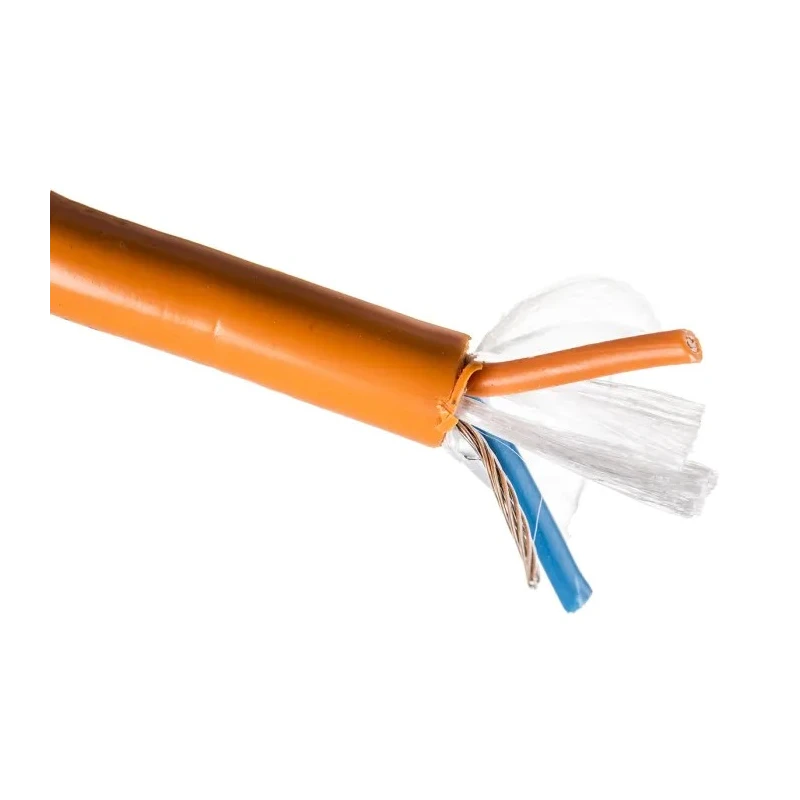 RS PRO Alpha Essentials Data & Bus Cable Series Data Cable 1 Pair 2 Cores 0.9 mm² 30 m Orange Jacket Polypropylene 6459 OR005