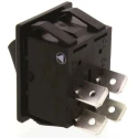 Arcolectric (Bulgin) Ltd DPST On-Off On-Off Rocker Switch Panel Nylon Housing 30 x 22.1 mm C1553PLNACB