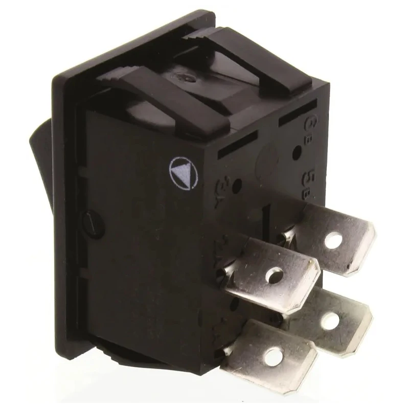 Arcolectric (Bulgin) Ltd DPST On-Off On-Off Rocker Switch Panel Nylon Housing 30 x 22.1 mm C1553PLNACB