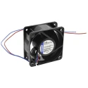 ebm-papst 620 Series Axial Fan, 24V DC, 56 m³/h Air Flow, 3.6 W Power, 150 mA Max Current, Protection, 60mm x 60mm x IP20