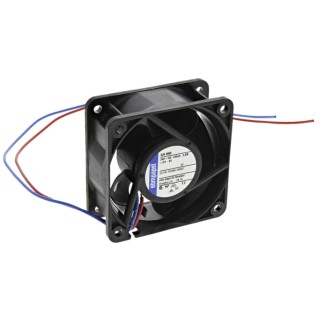 ebm-papst 620 Series Axial Fan, 24V DC, 56 m³/h Air Flow, 3.6 W Power, 150 mA Max Current, Protection, 60mm x 60mm x IP20