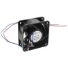 ebm-papst 620 Series Axial Fan, 24V DC, 56 m³/h Air Flow, 3.6 W Power, 150 mA Max Current, Protection, 60mm x 60mm x IP20