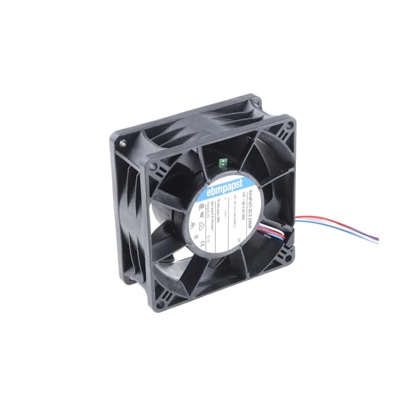 ebm-papst 3200 J - S-Force Series Axial Fan 12V DC 50W 4.16A Max IP68 92mm x 92mm x 38mm 