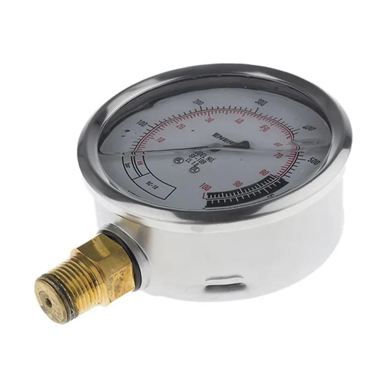 Enerpac 100 mm White Dial Stainless Steel Case Pressure Gauge 1/2 in NPTF Connection 700 bar GF10B