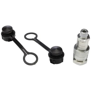 Enerpac Steel Dust Cap Hydraulic Quick Connect Coupling Female NPTF 3/8 in 10000 psi C604