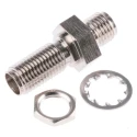 Amphenol Socapex SMA Multimode Fibre Optic Adapter Metal Housing Black 3mm Cable Diameter 68.1mm Depth 905-120-5000