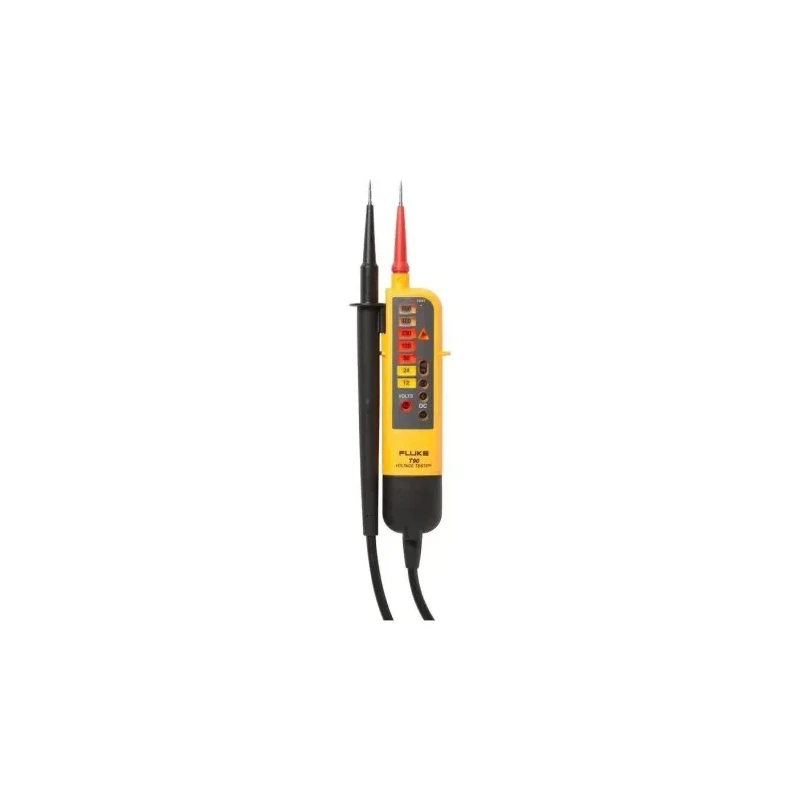 Fluke Digital Voltage Tester 690V AC/DC, Continuity Check, RCD Trip Test, Battery Powered, IP54 Rated, CAT II and FLUKE T90