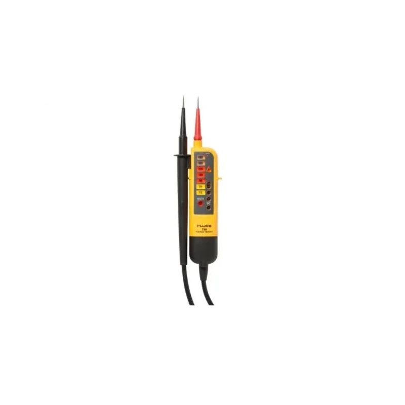 Fluke Digital Voltage Tester 690V AC/DC, Continuity Check, RCD Trip Test, Battery Powered, IP54 Rated, CAT II and FLUKE T90