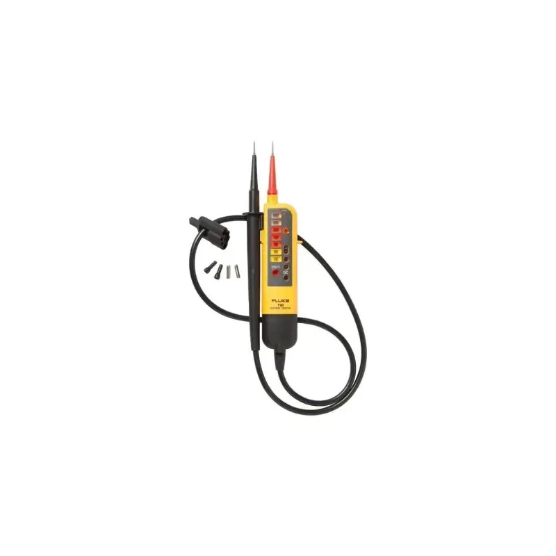 Fluke Digital Voltage Tester 690V AC/DC, Continuity Check, RCD Trip Test, Battery Powered, IP54 Rated, CAT II and FLUKE T90