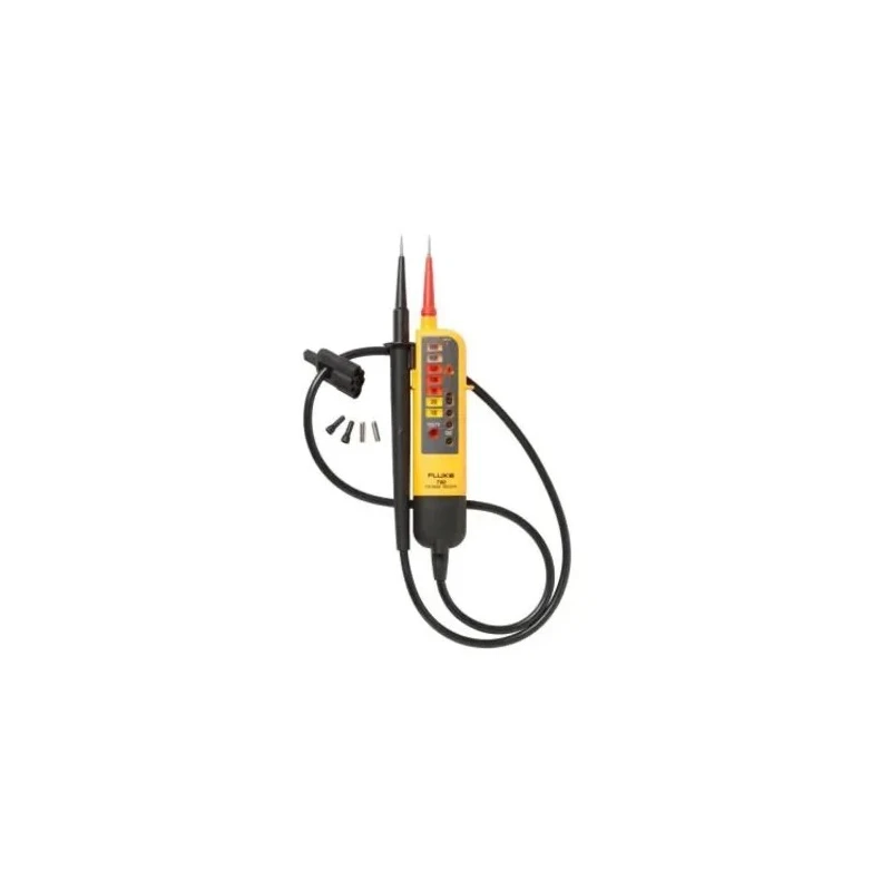 Fluke Digital Voltage Tester 690V AC/DC, Continuity Check, RCD Trip Test, Battery Powered, IP54 Rated, CAT II and FLUKE T90